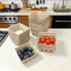100% Compostable Molded Pulp Produce Baskets