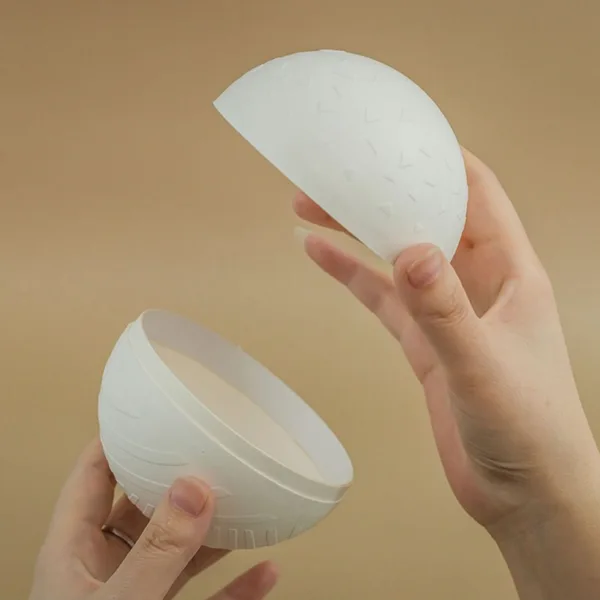 Embossed Spherical Paper Pulp Mold Box – Dual-Purpose Eco Packaging & Blank DIY Graffiti Sphere Craft Ornament - Image 5