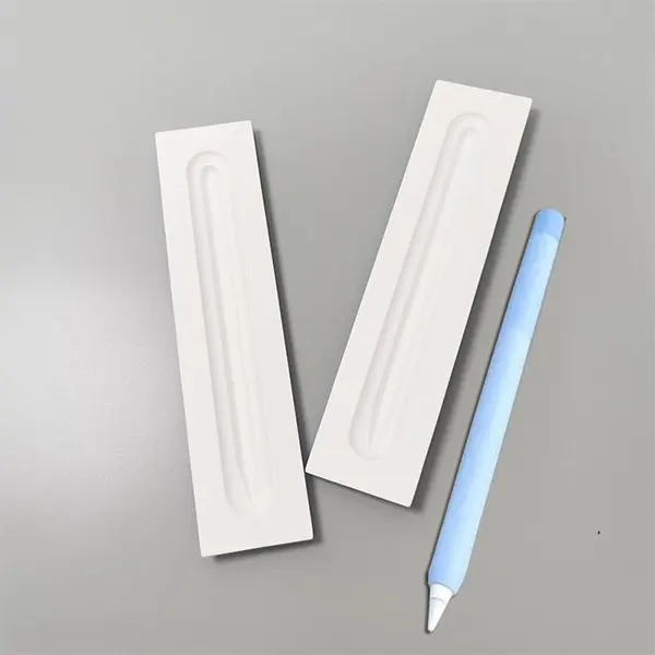Slim Single-Cavity Wet-Molded Sugarcane Pulp Stylus Insert - Scratch-Free Eco Inner Packaging For Digital Touch Screen Pens - 이미지 2
