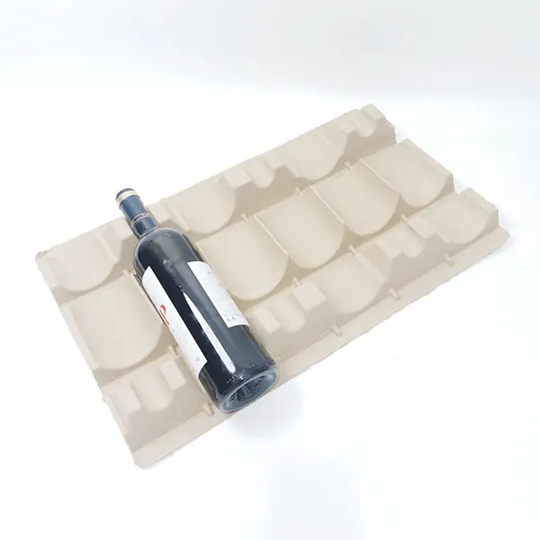6 Precise Molded Slots for Standard Wine Bottles