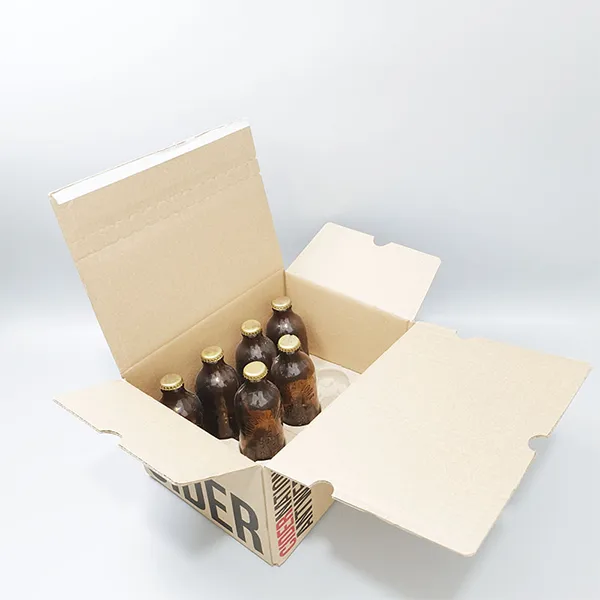 Separated Partition Ribs Stop Bottle-To-Bottle Collision