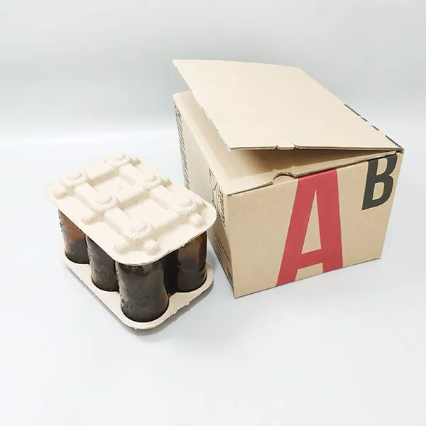 6-Cavity Contoured Slots For Craft Beer & Cider Glass Bottles