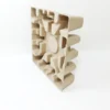 Natural Unbleached Dry-Pressed Recycled Paper Pulp