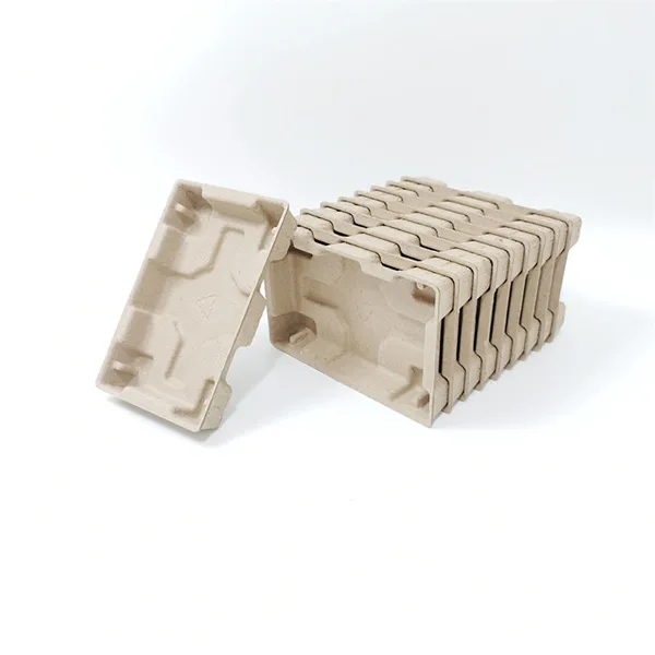 Nestable Stackable Dry-Pressed Recycled Pulp Wall Switch Molded Insert - Shockproof Eco Tray For Electrical Switch & Socket Panel Transit Packaging - Image 4
