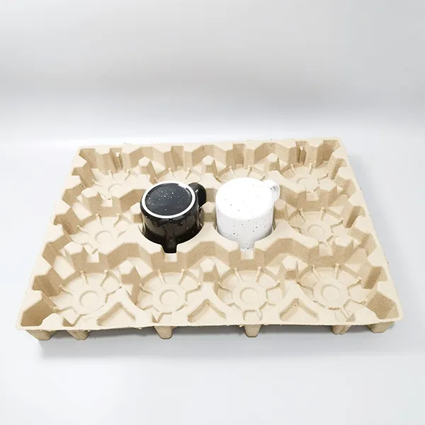 Natural Unbleached Recycled Paper Molded Pulp
