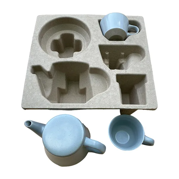 Natural Unbleached Recycled Paper Molded Pulp