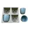 Reinforced Ribs Shock Absorption Prevent Pottery Breakage