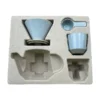 Contoured Curved Cavities Protect Ceramic Glaze From Scratches